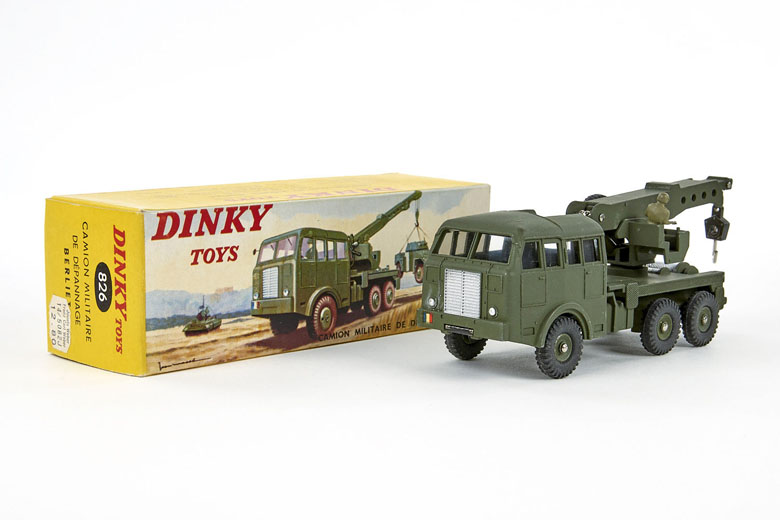 Dinky Toys 826 Berliet Army Wrecker - Militär-Abschleppwagen