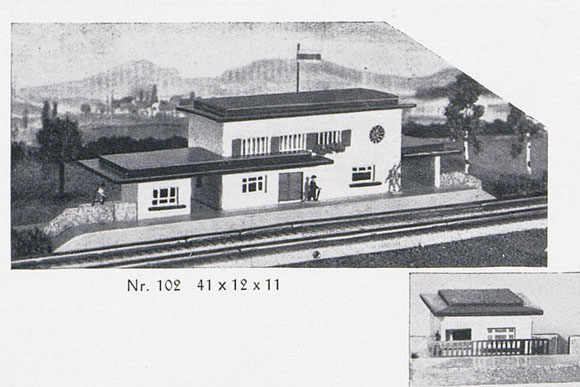 Faller Fertigmodell Nr. 102 Bahnhof