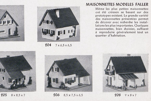 Faller Fertigmodell Nr. 206 Siedlerhaus norddeutscher Art