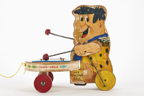 Fisherprice Holzspielzeug Fred Feuerstein, Fisherprice wooden fred flintstone