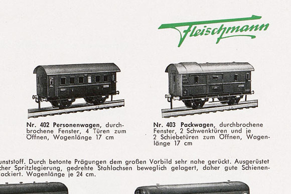 Fleischmann Nr. 402 Spur 0 Personenwagen