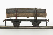 Fleischmann Nr. 454 Spur 0 Langholzwagen