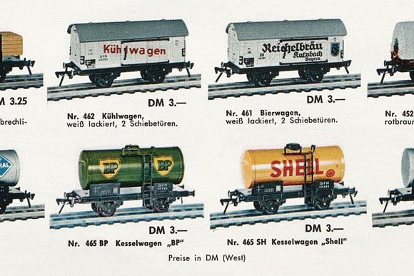 Fleischmann Nr. 465 BP Spur 0 Kesselwagen British Petrol