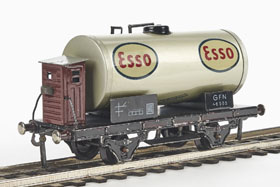 Fleischmann Nr. 485 E Spur 0 Kesselwagen Esso