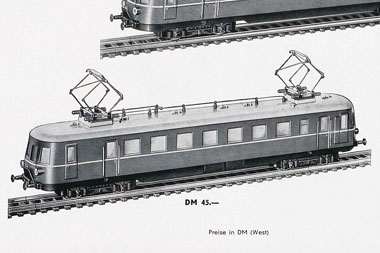 Fleischmann Nr. 1370 Elektrischer Triebwagen Spur H0