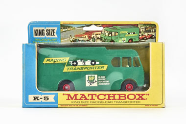 Matchbox King Size K-5 Racing-Car Transporter OVP