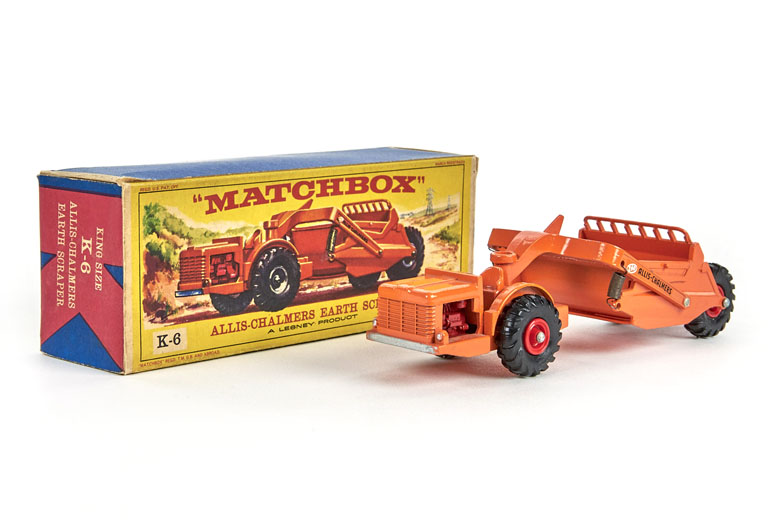 Matchbox King Size K-6 Allis-Chalmers Earth Scraper