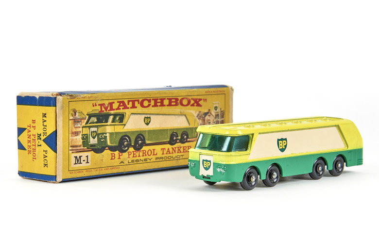 Matchbox M-1 BP Petrol Tanker 