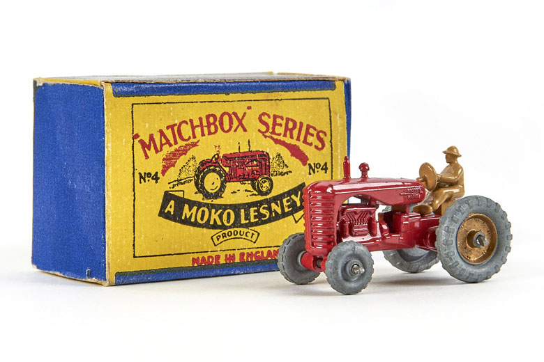 Matchbox 4 Massey Harris Tractor