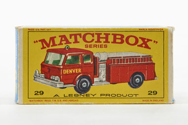 Matchbox 29 Fire Pumper Truck OVP