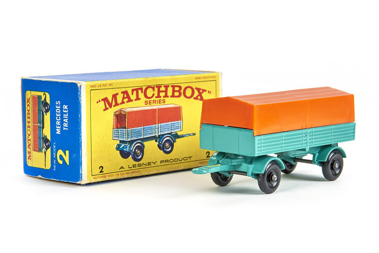 Matchbox 2 Mercedes Trailer