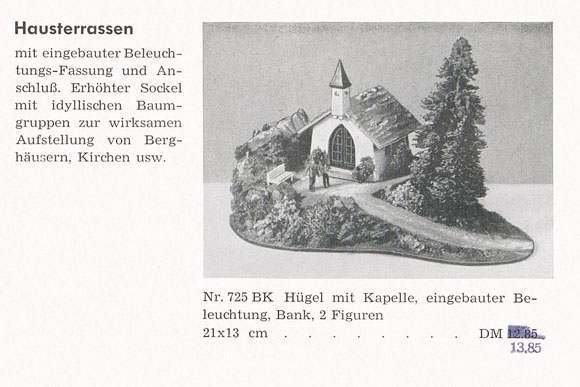 NOCH Nr. 725 Hügel mit Kapelle