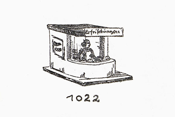 Preiser Nr. 1022 Erfrischungskiosk