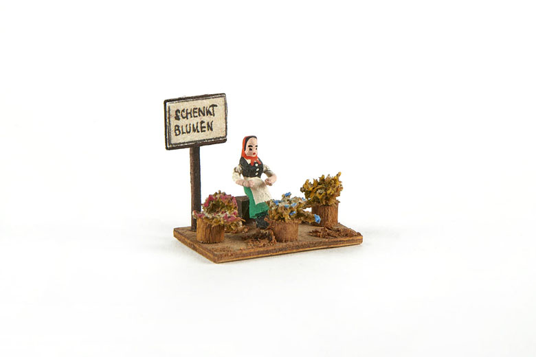 Preiser Figur Nr. 1029 Blumenstand