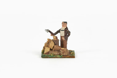 Preiser Figur Nr. 414 Arbeiter Holz hackend