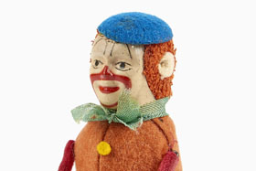 Schuco Hopsa Tanzfigur Clown mit Maus