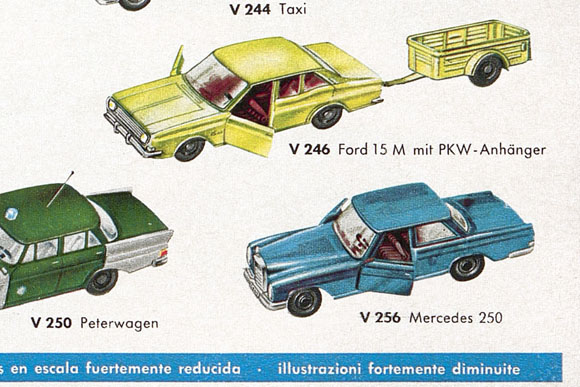 Siku V 256 Mercedes Benz 250 SE