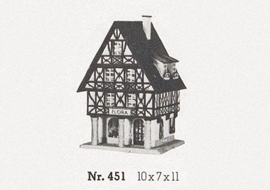 Rudolf Spitaler Nr. 451 Fachwerkhaus mit Laden Flora