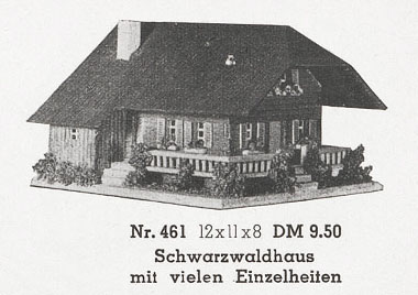 Rudolf Spitaler Nr. 461 Schwarzwaldhaus
