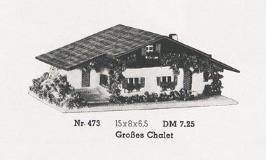 Rudolf Spitaler Nr. 473 Großes Chalet