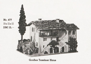 Rudolf Spitaler Nr. 477 Grosses Tessiner Haus