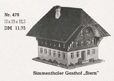 Rudolf Spitaler Nr. 478 Simmenthaler Gasthof Stern
