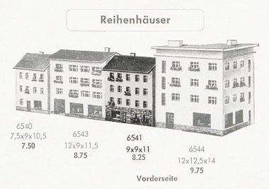 Rudolf Spitaler Nr. 6541 Reihenhaus