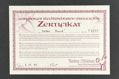 Tucher & Walther T 2200 Flugzeug Euler Nr. 33 mit Hermann Teddy