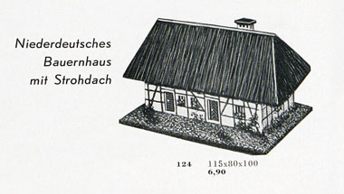 VAU-PE Nr. 124 Bauernhaus mir Reetdach