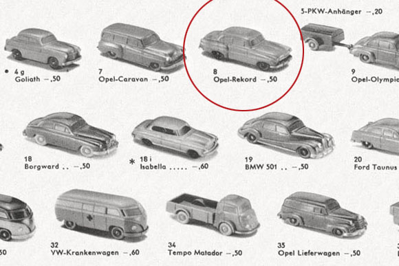 Wiking Opel Olympia Rekord