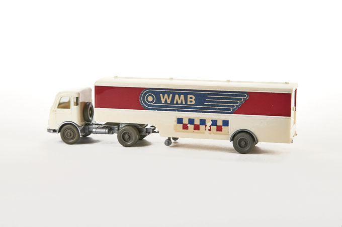 67389 Wiking 542.7 Mercedes 1626 S Koffersattelzug Dan Air Cargo 1983 
