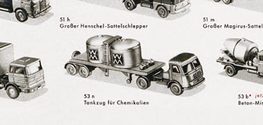 Wiking Mercedes Benz LPS 332 Chemikalien-Tankzug WM