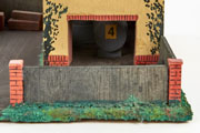 Modellhaus aus Holz im Koallick-Stil Diorama Fabrik Stolte & Co