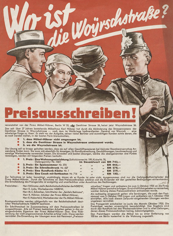 Möbel Hübner Preisausschreiben 10 1935