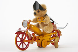 Tucher & Walther T 342 Superteddy mit Motorrad