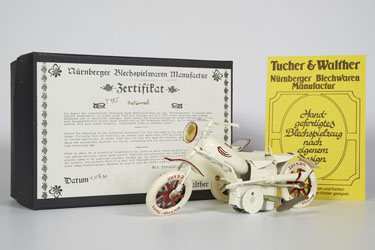Tucher & Walther Motorrad mit Beiwagen T 185